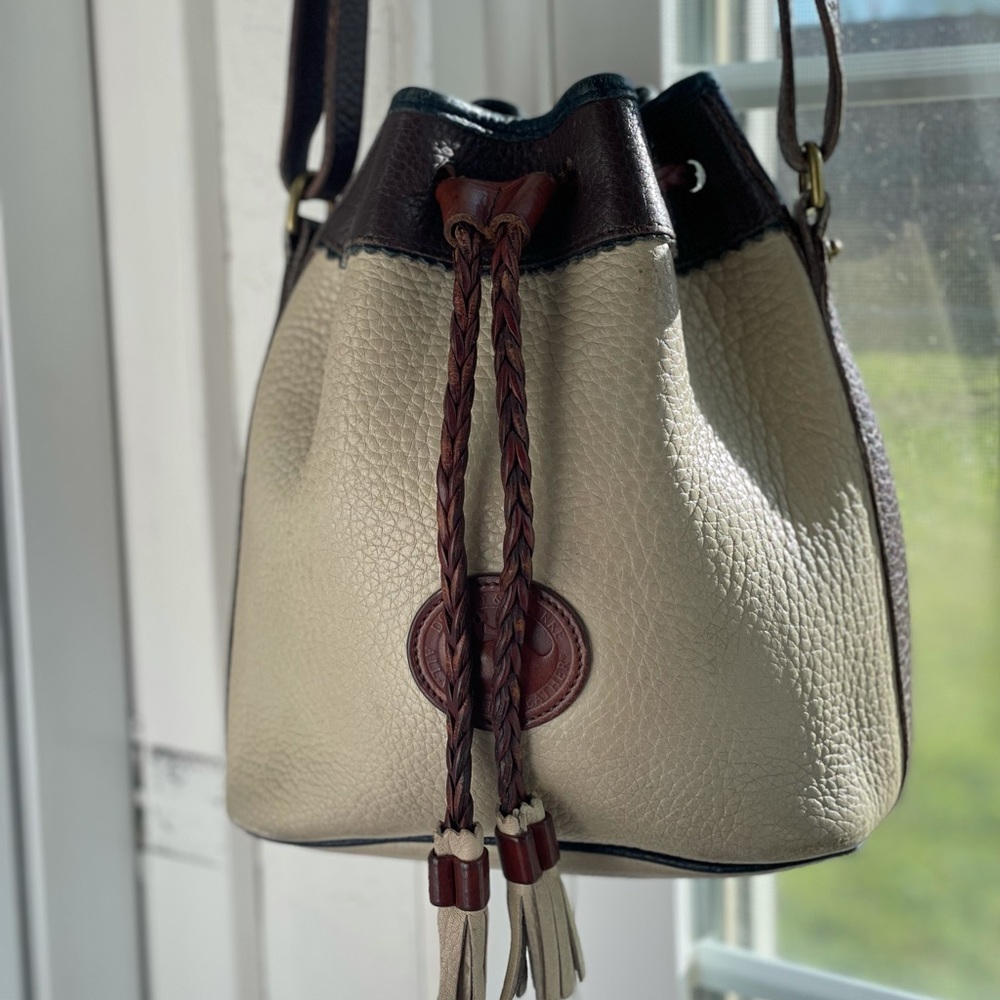 Classic Leather Dooney & Bourke Duffle Bag Purse